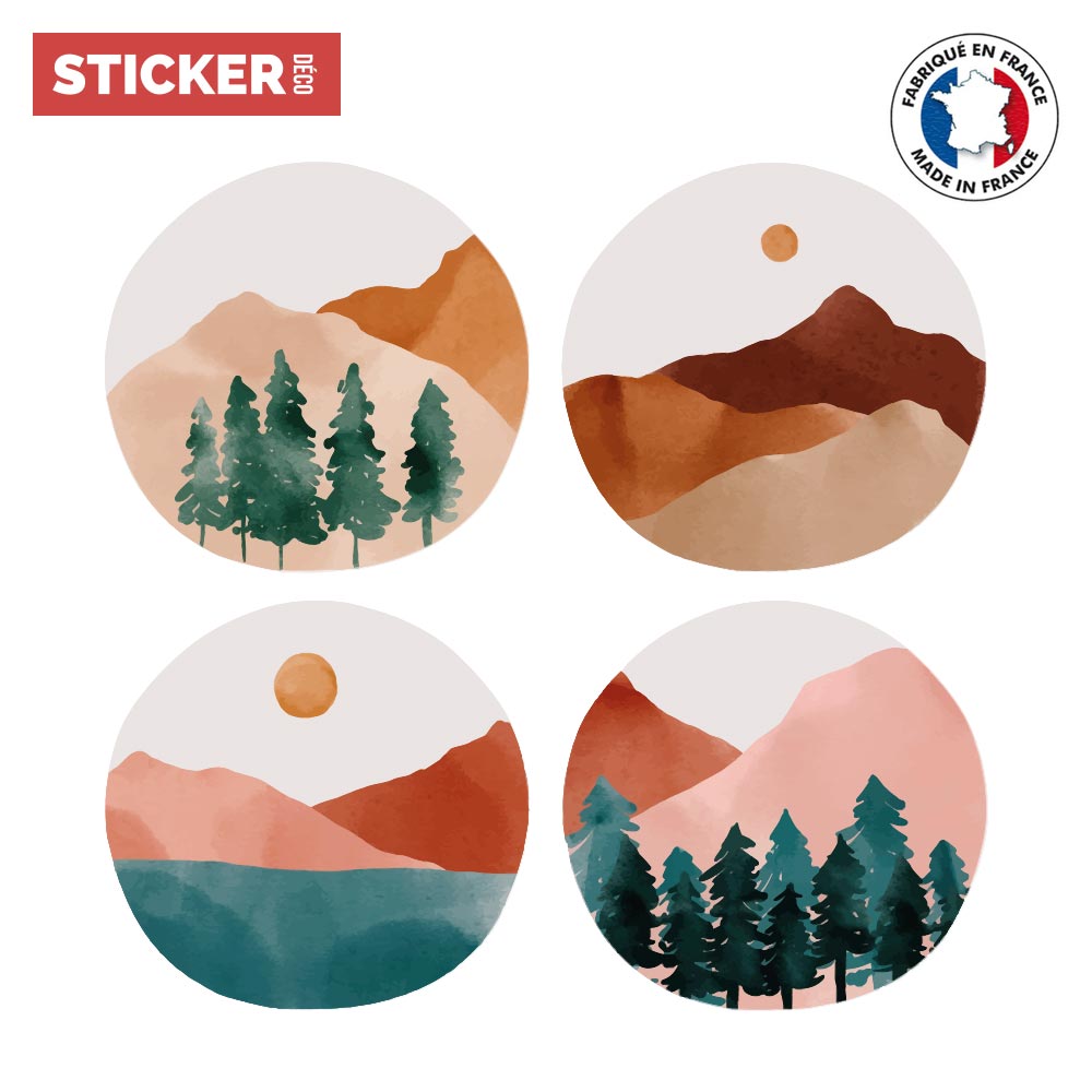 Épinglé sur Stickers montagnes
