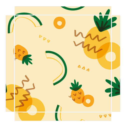 Sticker Ikea Lack Ananas