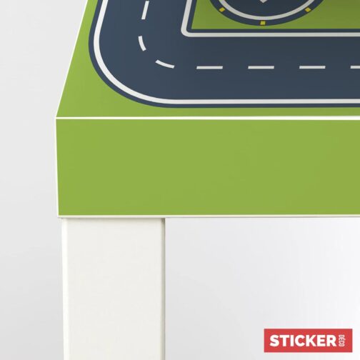 Sticker Ikea Lack Circuit Voiture Ville