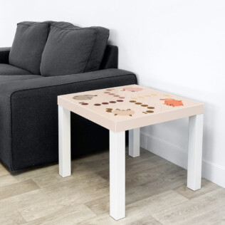Sticker Ikea Lack Jeu De Petits Chevaux Chat