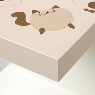 Sticker Ikea Lack Jeu De Petits Chevaux Chat