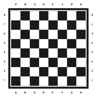 Sticker Ikea Lack Jeu Échecs 55x55cm