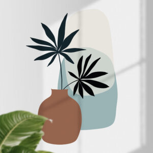 Sticker Vase Bohème