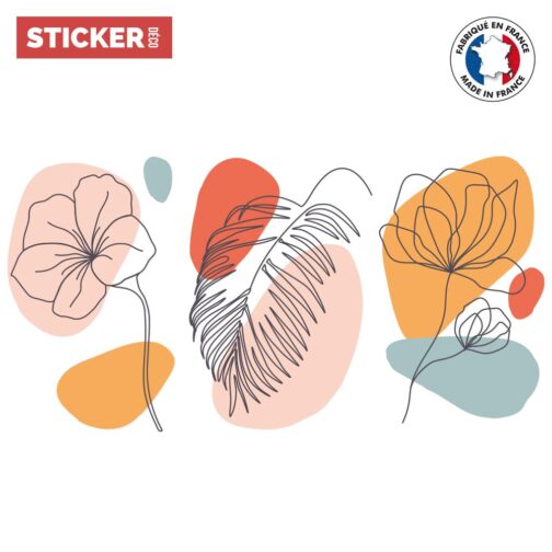 Stickers Formes Fleurs