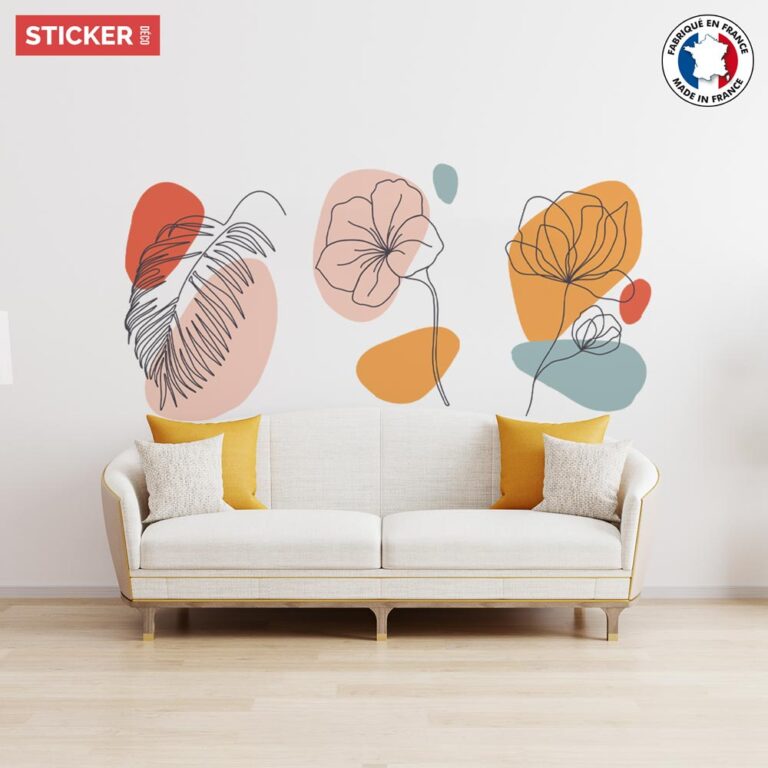 Sticker Formes Minimalistes | Made In France | StickerDeco.fr