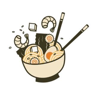 Sticker Cuisine Ramen