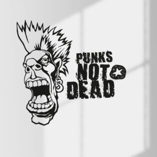 Stickers Punks Not Dead