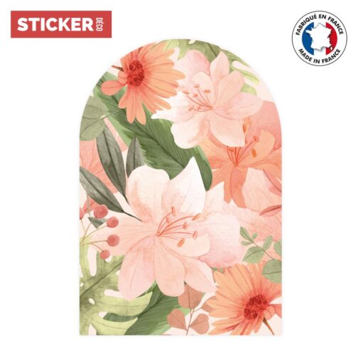 Sticker Arche Florale