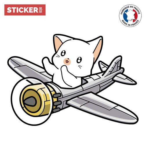 Sticker Chat Avion