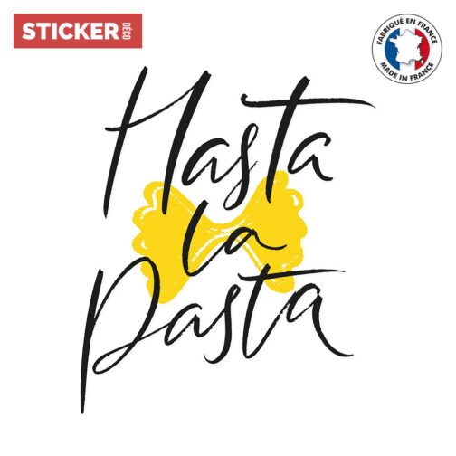Sticker Hasta la Pasta