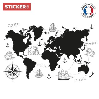 Sticker Map Conquistador