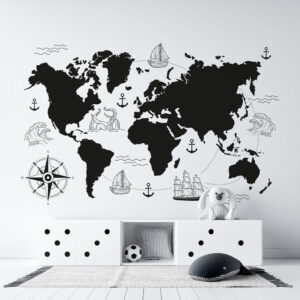 Sticker Map Conquistador
