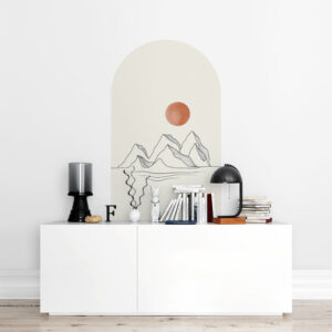 Sticker Montagnes Minimalistes