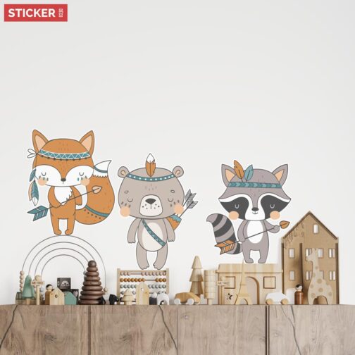 Stickers Animaux Indien