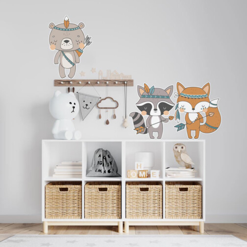 Stickers Animaux Indien