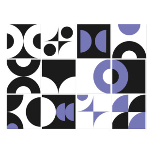 Stickers Carrelage Scandinave Very Peri