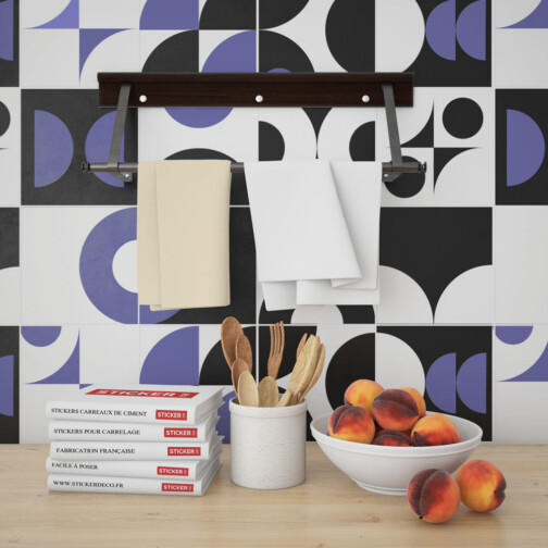 Stickers Carrelage Scandinave Very Peri