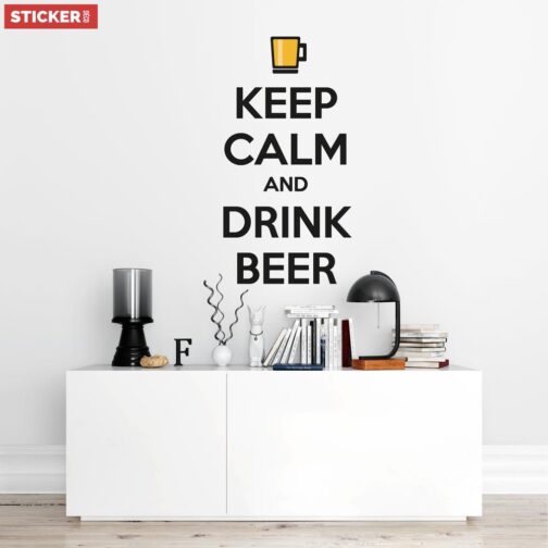 Stickers Keep Calm And Drink Beer
