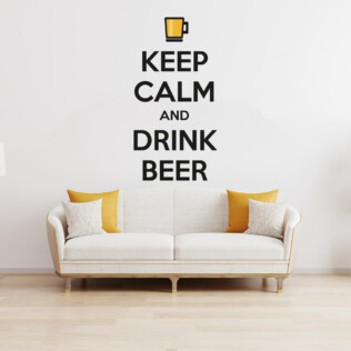 Stickers Keep Calm And Drink Beer