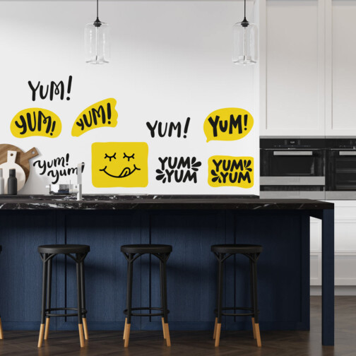 Stickers Yum Yum
