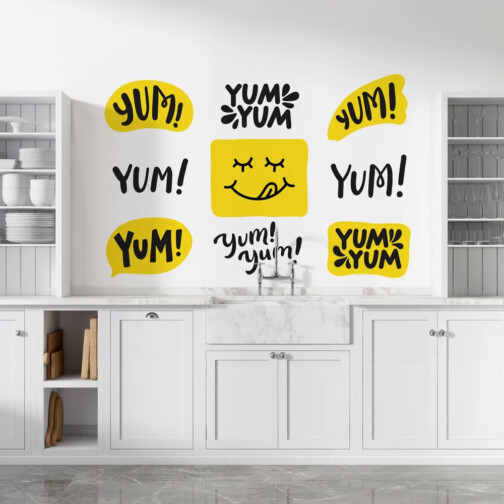 Stickers Yum Yum