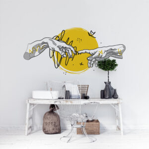 Sticker Michel Ange Mains