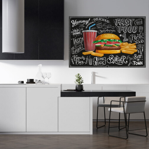 Sticker Affiche Burger