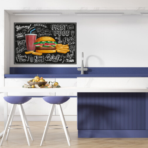 Sticker Affiche Burger