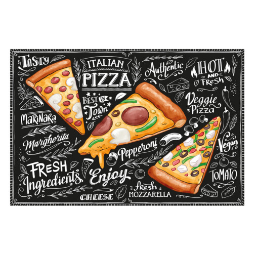 Sticker Affiche Pizza