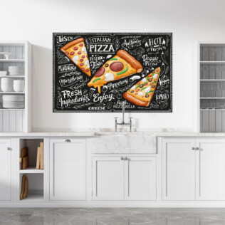 Sticker Affiche Pizza