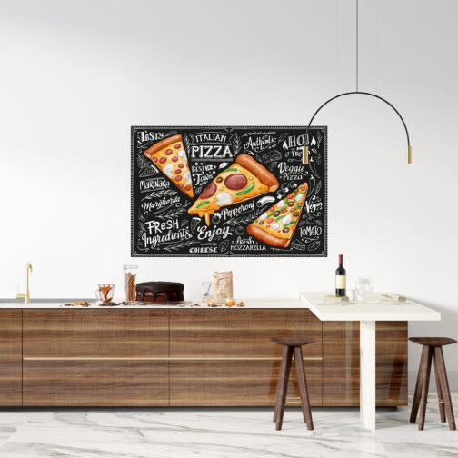 Sticker Affiche Pizza