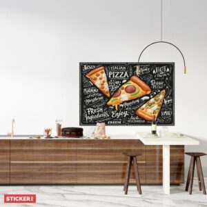 Sticker Affiche Pizza