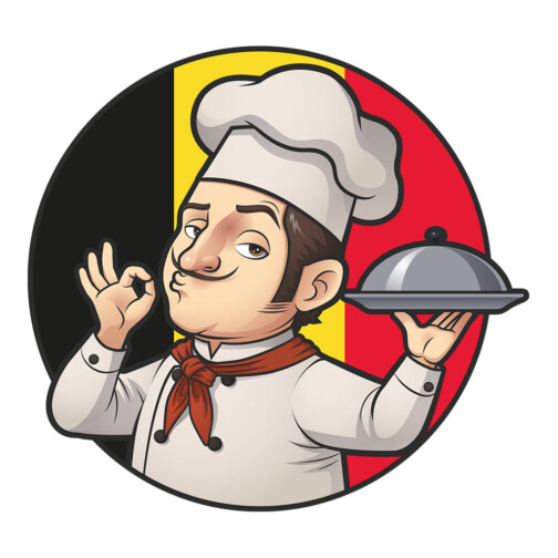 Sticker Chef Belge