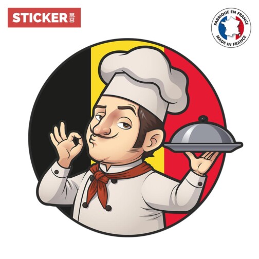 Sticker Chef Belge