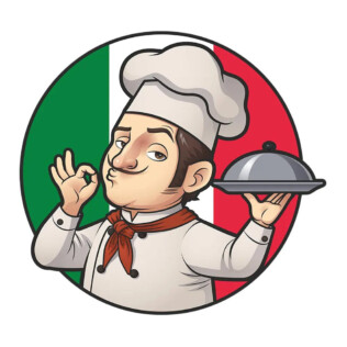 Sticker Chef Italien
