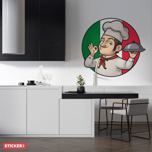 Sticker Chef Italien