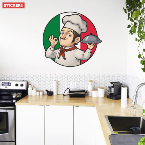 Sticker Chef Italien