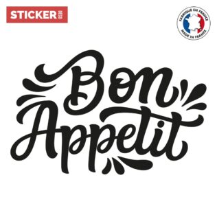 Sticker Citation Bon Appétit