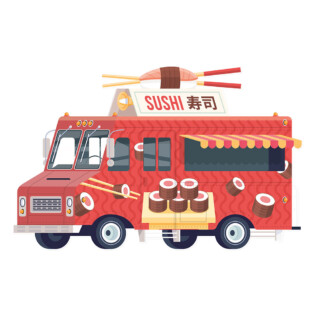 Sticker Food Truck