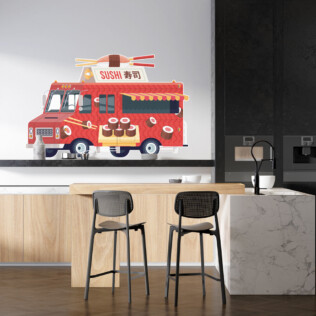 Sticker Food Truck