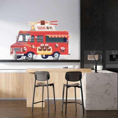 Sticker Food Truck