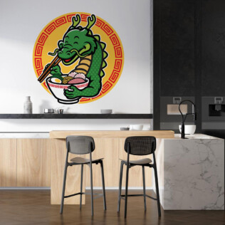 Sticker Ramen Dragon