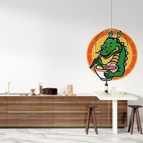 Sticker Ramen Dragon