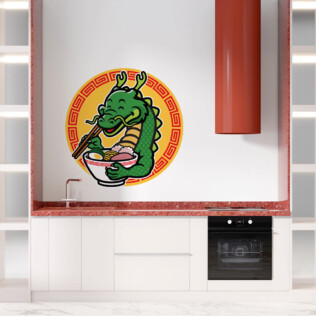 Sticker Ramen Dragon