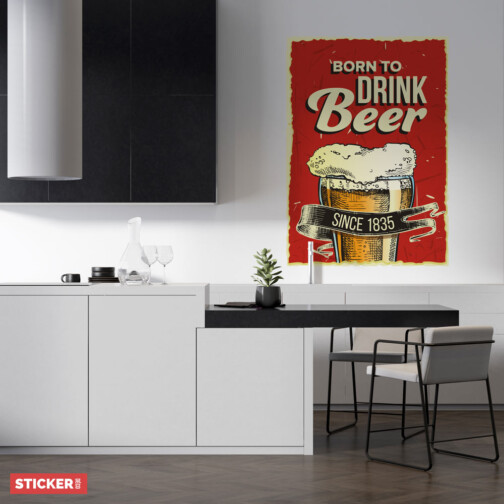 Sticker Affiche Bière