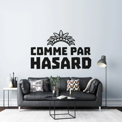 Sticker Comme Par Hasard