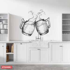 Sticker Chopes De Bieres | Autocollants | Stickerdeco.fr