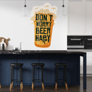 Sticker Don't Worry Beer Happy