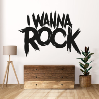 Sticker I Wanna Rock