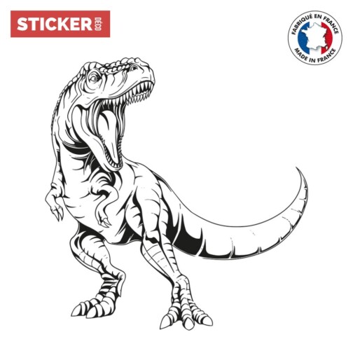 Sticker T-Rex Dessin Au Trait